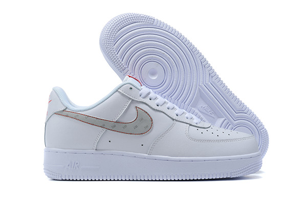 Women's Air Force 1 Low Top White Shoes 096